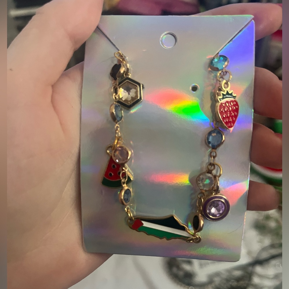 NEW Palestine charm bracelet